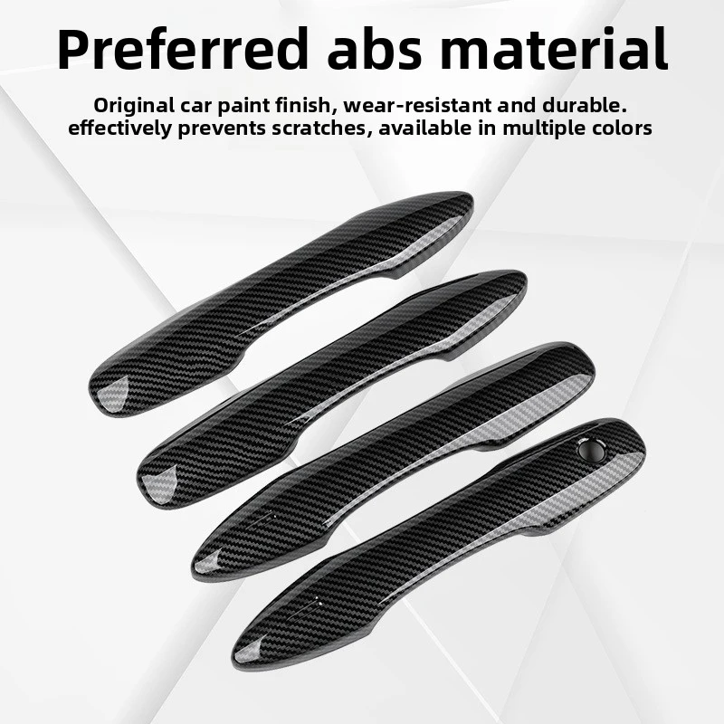 Exterior Door Handle Decor Cover Modification Trim Fit Toyota Camry Corolla Avalon Levin Frontlander Corolla Cross 4 Pcs Set