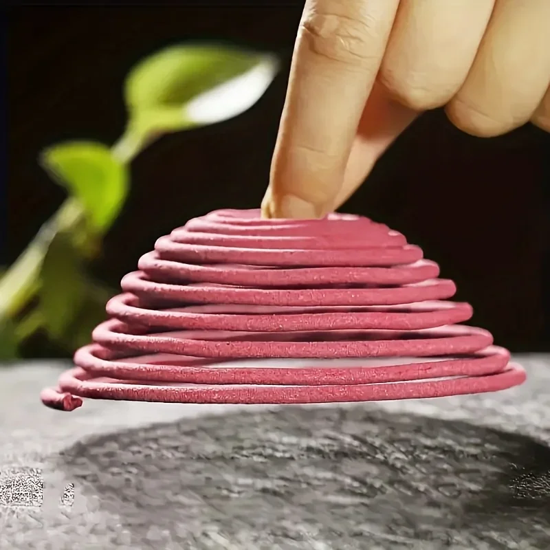 Sakura-Flavored High-Quality Classic Spiral Incense, 6.3cm Diameter Pure Handmade Incense, Traditional Craftsmanship, Natural and