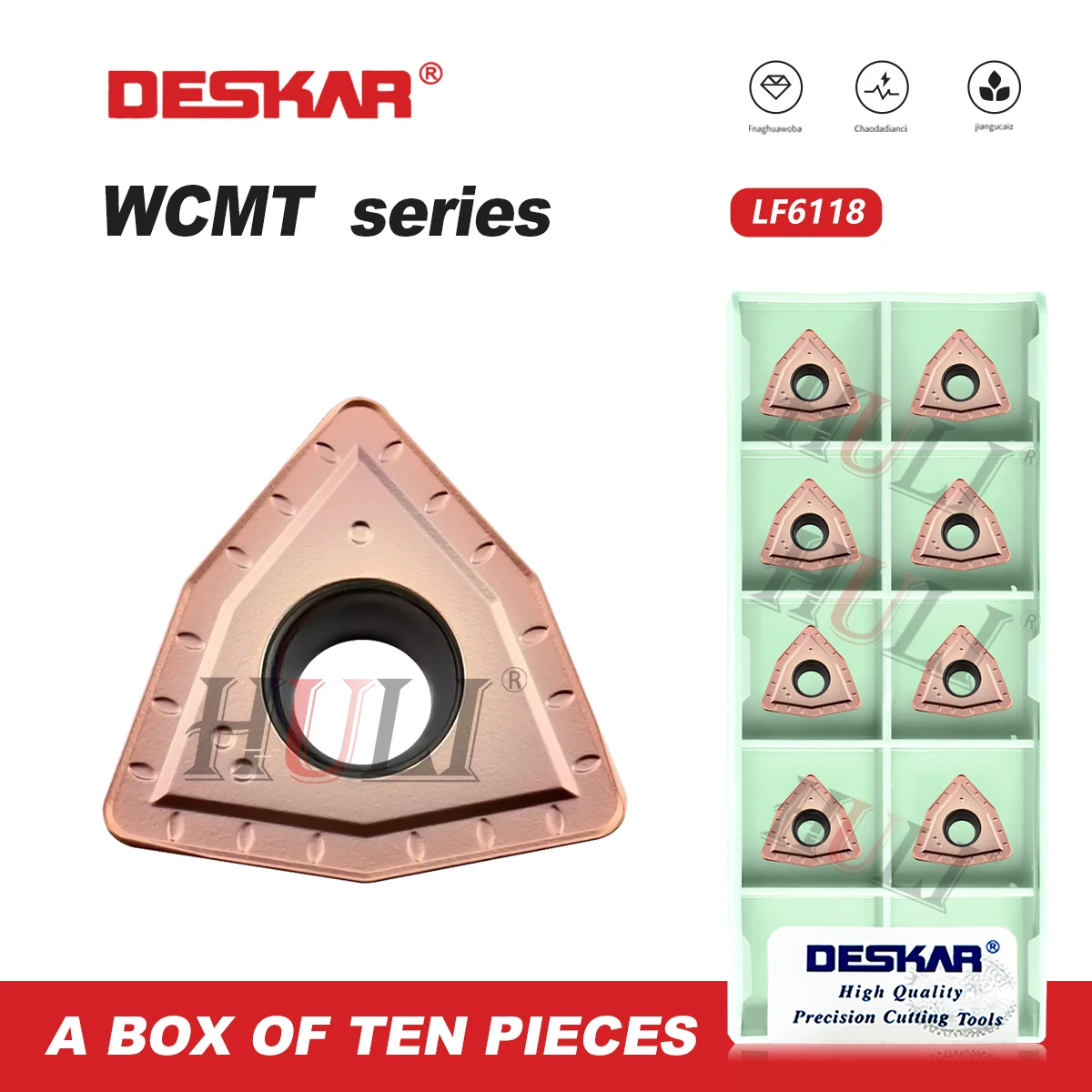 

DESKAR Numerical Control 100% Original CNC lath WCMX030208-MF /040208-MF LF6118 Used For Processing Stainless Steel UDrill Blade