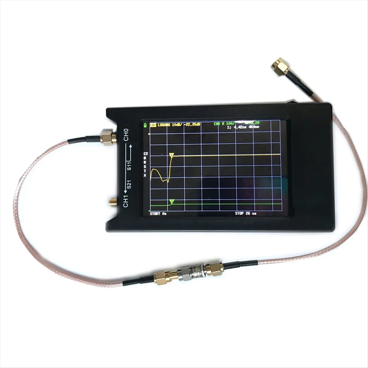 CH◆☆§10KHz -1.5GHz -H4 4 Inch Touchscreen Network Analyzer Digital Touching Screen Antenna Analyzer~HOT SALE