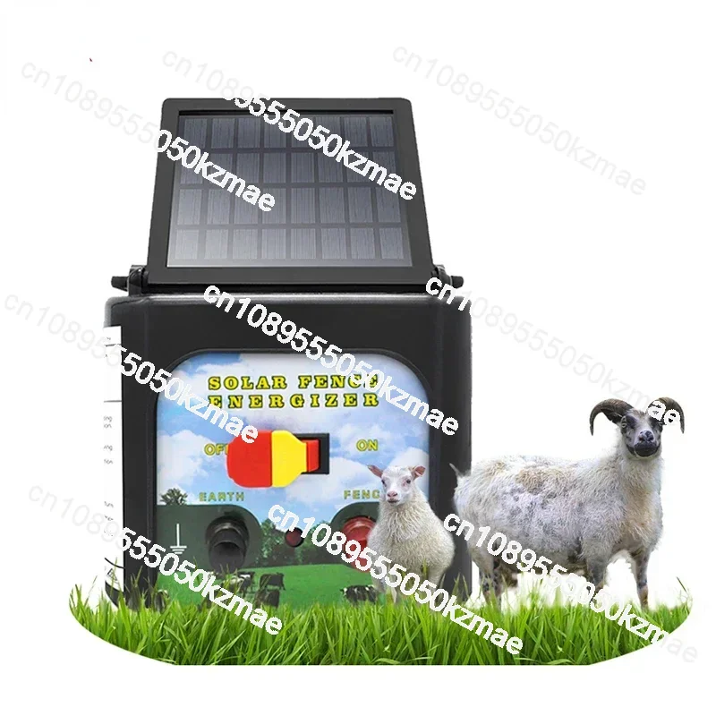 

Electric Fence Energizer 0.15 Joule Solar Farm Fence Voltage Energizer Cattle Horses Sheep Elephant Electric Fence Accessories