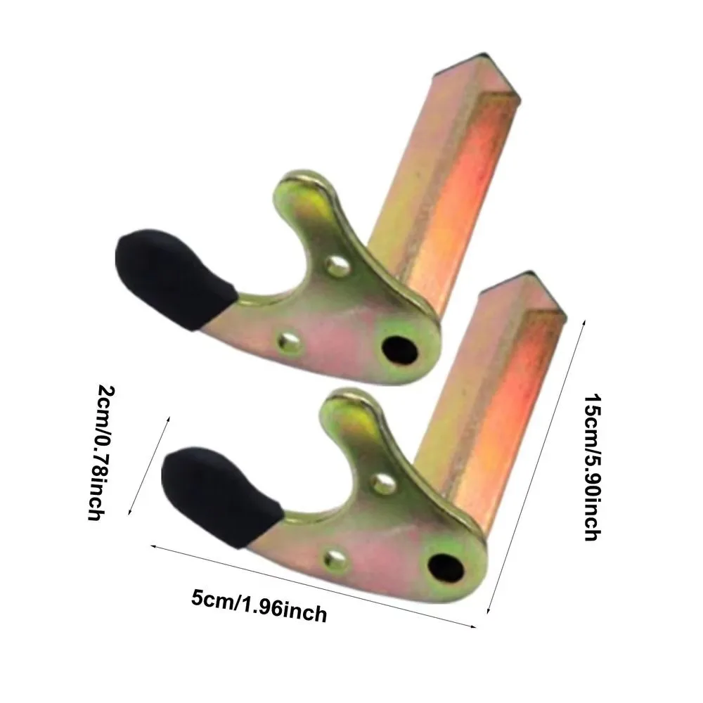 2 Pcs Heavy Duty Motorcycle Rear Stand Attachment U/L Shaped Universal Motorcycle Wheel Support Frame Durable Multipurpose