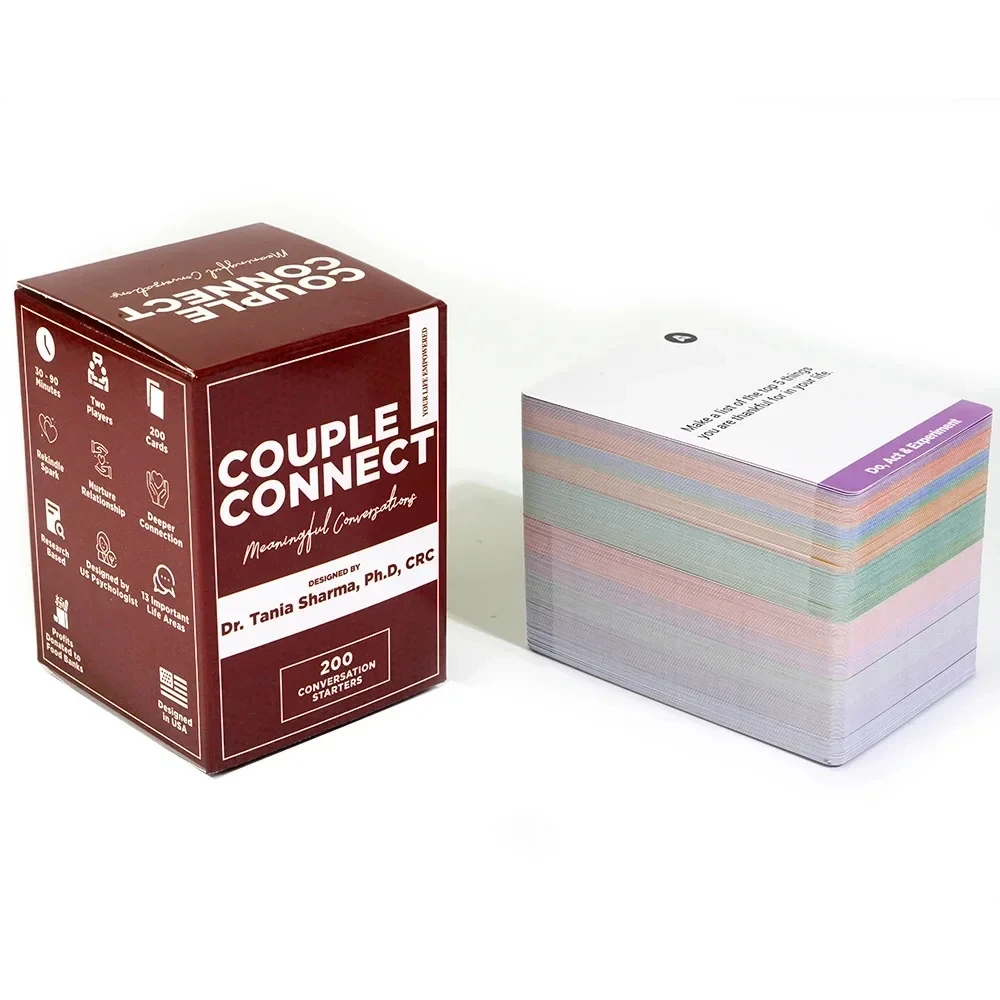 New Arrival Fun Card Games for Couples for Date Night | Marriage Deeper Relationship Connection - 200 Topics Conversation