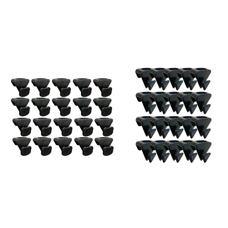 20Pcs Space Triangles Hanger Hooks,Clothes Hanger Connector Hooks, Space Triangles For Hanger