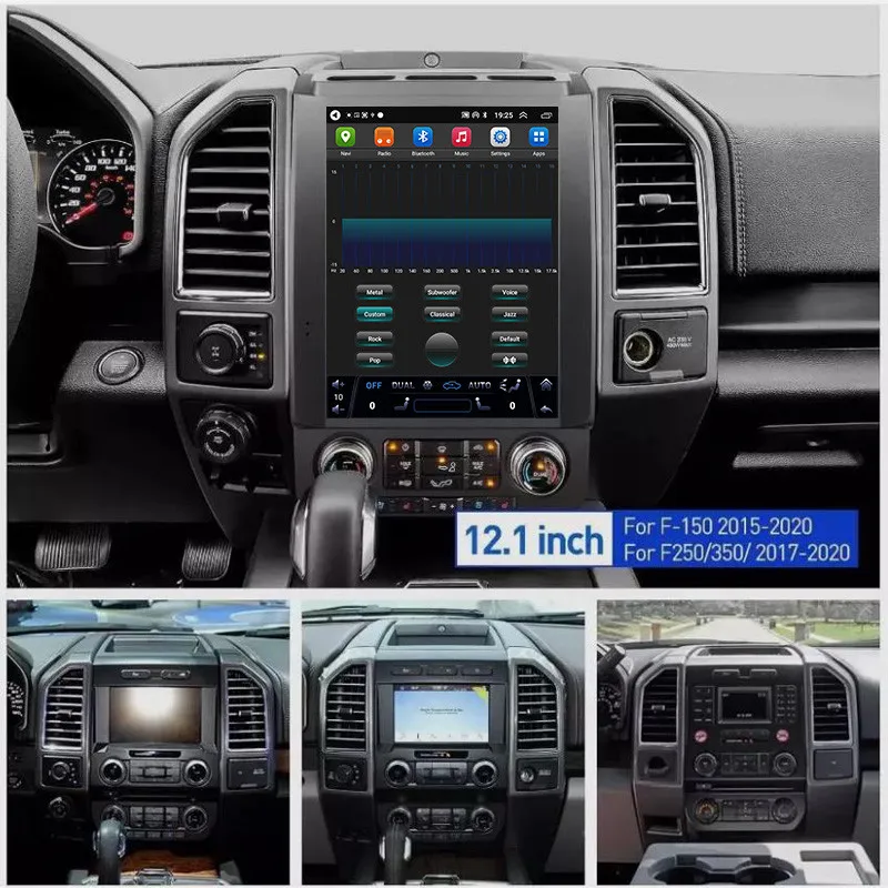 2025 جديد لفورد F150 2016-2021 مشغل وسائط متعددة أندرويد اللاسلكية CarPlay السيارات راديو السيارة شاشة تعمل باللمس الملاحة رئيس وحدة #2