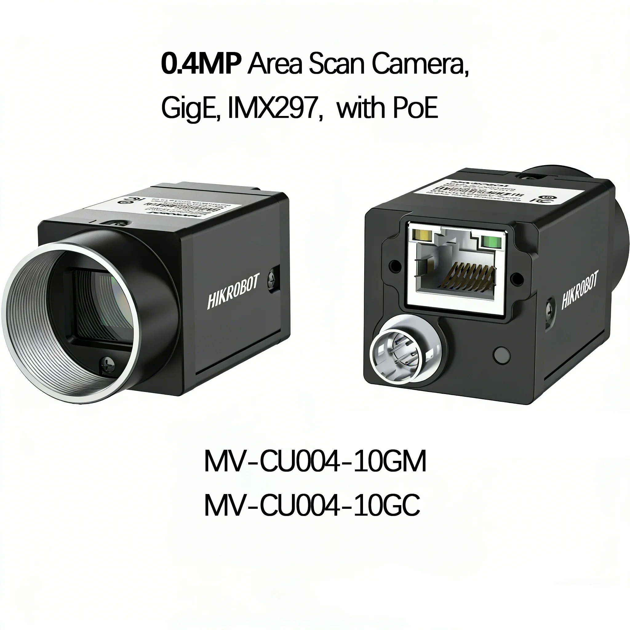 Hikrobot MV-CU004-10GM,MV-CU004-10GC, Industrial Camera, 0.4MP 126fps High Frame Rate