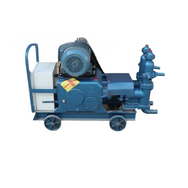 Double cylinder double liquid mortar grouting machine foundation reinforcement small piston electric high pressure cement