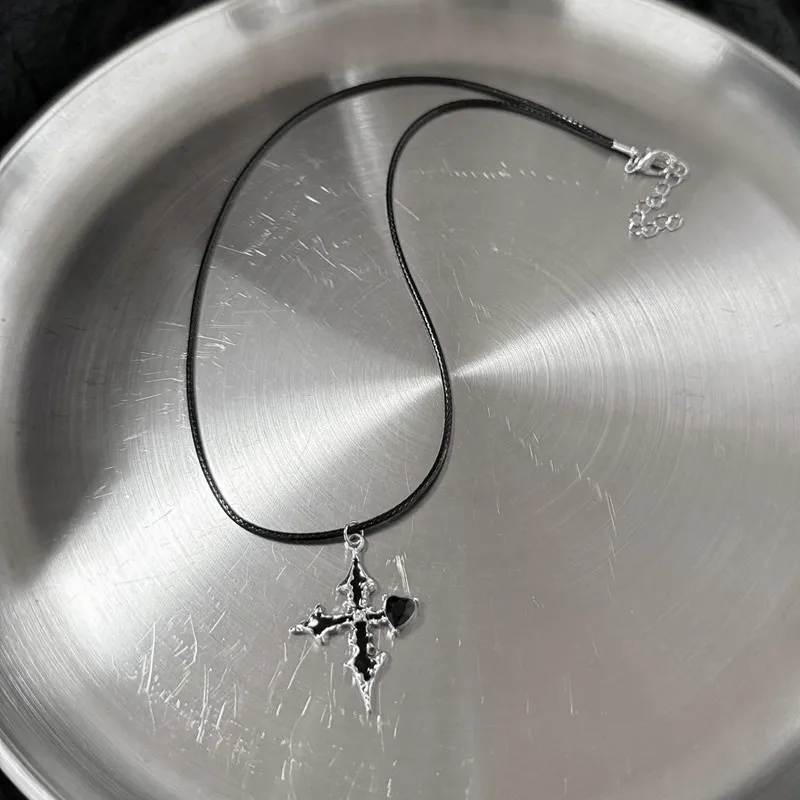 Punk Edelstahl Stern Geometrie Anhänger Halskette für Männer Hip-Hop Elemente Schmuck