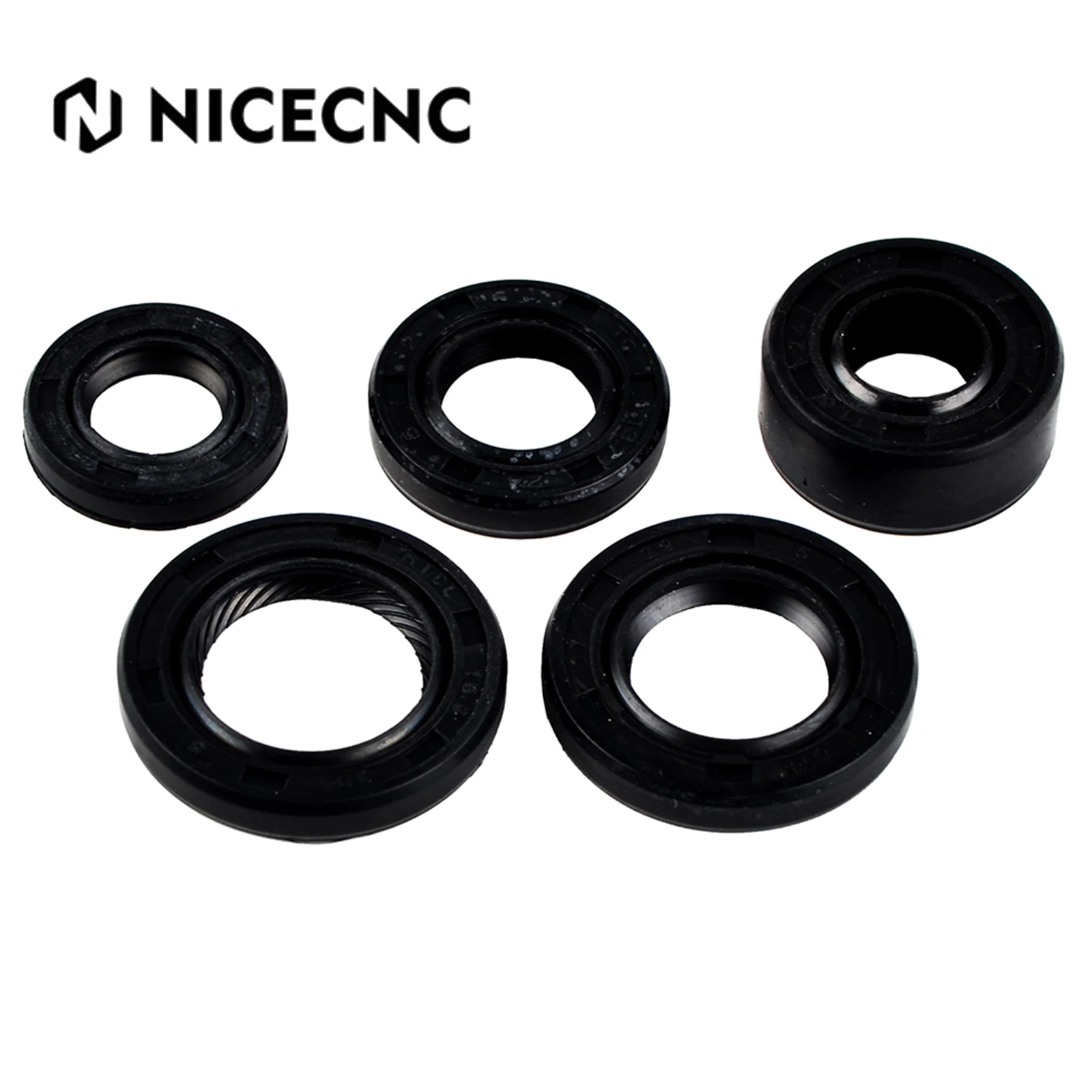 

5PCS Oil Seal Kit For Honda Z50 Z50A Mini Trail Z50R SS50 S65 C70 CT70 Trail SL70 Motosport 70 XL70 CRF50F CRF70F XR50R XR70R