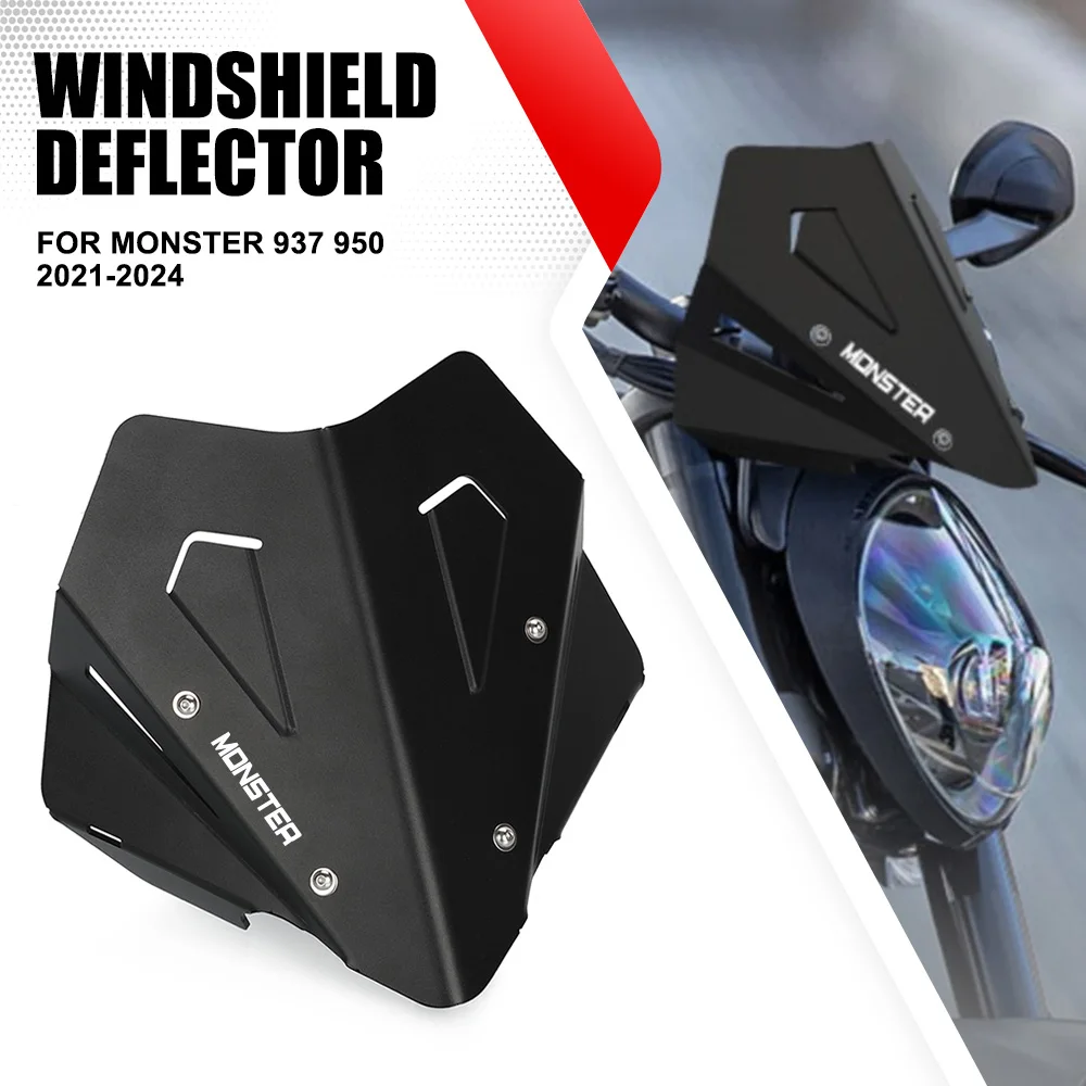 

Для DUCATI MONSTER 937 950 2021 2022 2023-2024 Monster 937 Monster950 ветровое стекло козырек ветровое стекло дефлекторы экрана