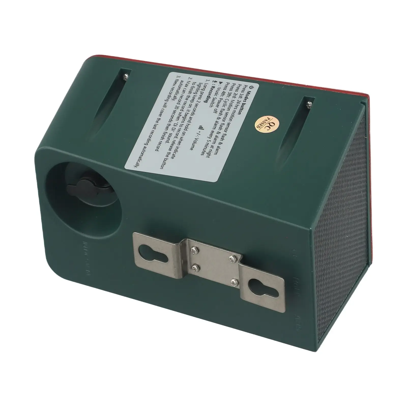 1pc allarme sensore di movimento esterno solare per laghetto agricolo frutteto rilevamento a infrarossi suono luce allarme luce accessori per utensili elettrici
