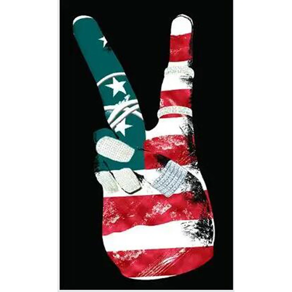 2X3FT 3X5FTPeace Fingers Flag Custom Hobby Business History NOT WAR Banner Victory DECORATION