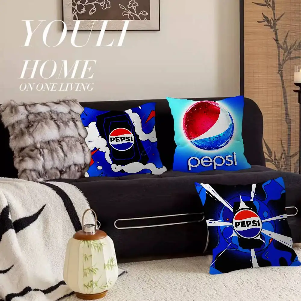P-Pepsis LOGO Personalized picture text home decorative pillows Household Gifts 45x45cm