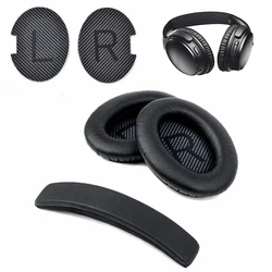 Replacement Ear Pads Earpads Headband for Bose QuietComfort QC 2 15 25 35 Ear Cushion QC2 QC15 QC25 QC35 SoundTrue Headphones