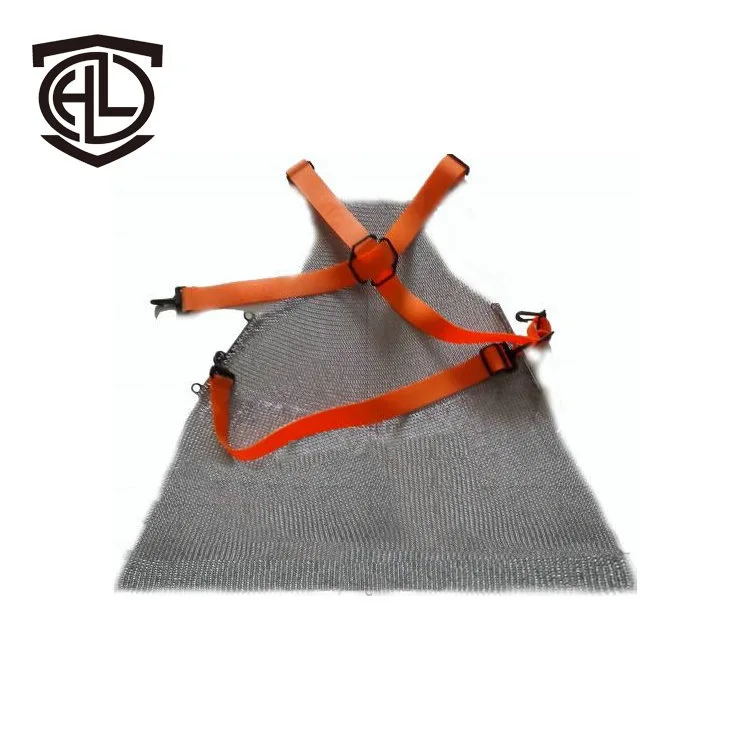 Slaughterhouse Stainless Steel Apron Safety Protection Butcher Apron 5 Grade Steel Wire Anti-cut Harness Apron