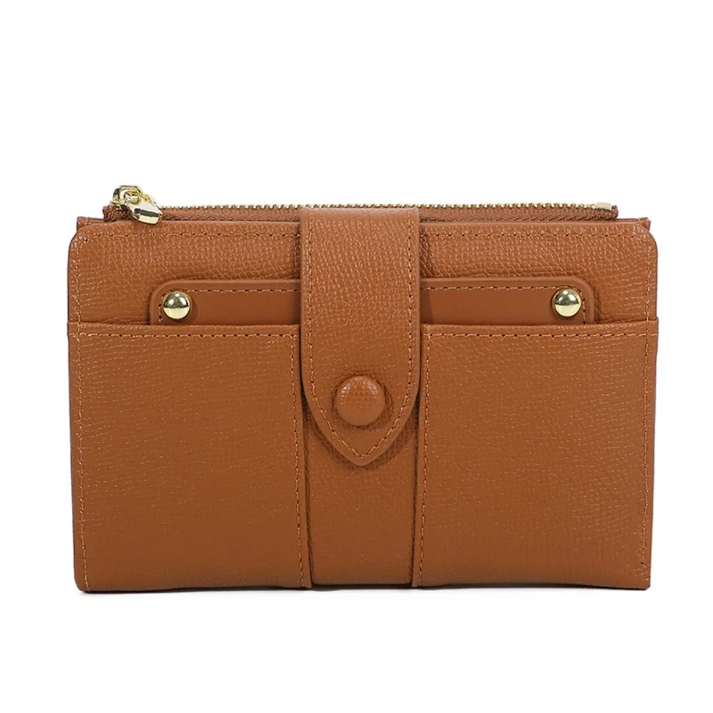 

Card Holder PU Passport Bag Passport Cover Ticket Holder Fold Purse Card Case Multifunctional Storage Bag Travel Accessories