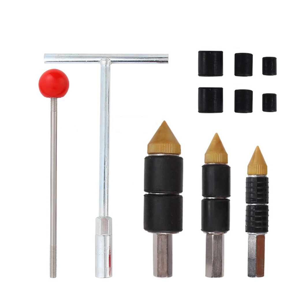 

For Plumbing Repairs Water Stop Needle Plumbing Maintenance Black Silver Hot Melt Pipe Sealing Device Hot Melt Technology