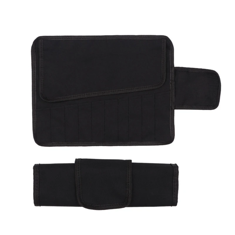 Practical Tool Roll Storage Case Bag with Multiple Pockets for Organizing
