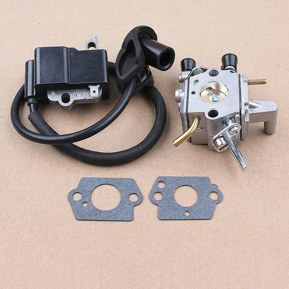 Ignition Coil Carburetor Turn Up Kit For Stihl FS120 FS120R FS200 FS200R FS020 FS250 Trimmer Brush Cutter Parts