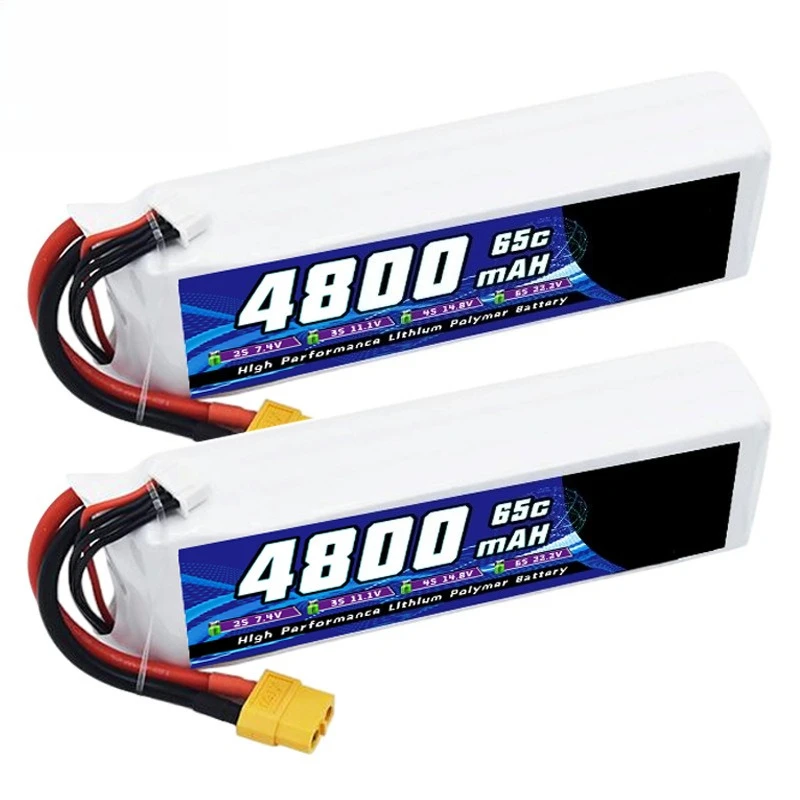 

4800mAh 3S 11.1V 65C Remote Control Climbing Car Model FPV Boat Model RC Lithium-ion Battery