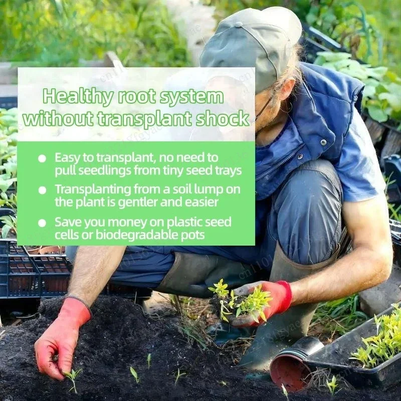 For Seedling Nursery Tool Greenhouse Garden Supplies Tools,Soil Blocker 4 Cell Soil Block Maker Handheld Seed Block Maker Tool