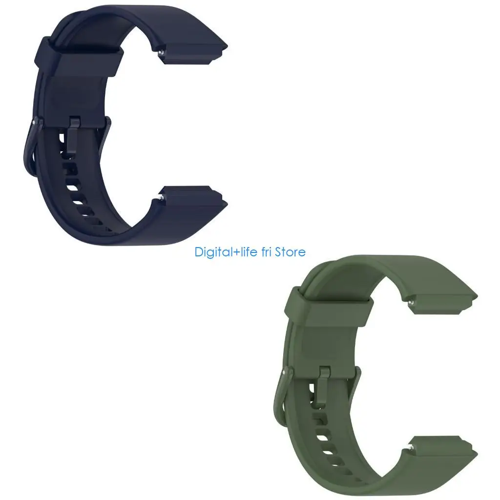 E06D Silicone Wriststrap Replacement Quick Release Bracelet Smartwatch Silicone Band Breathable Belt Strap for V7