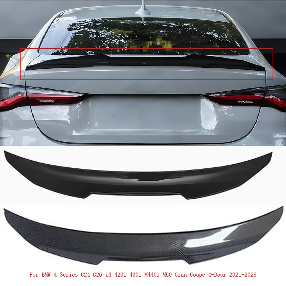

Задний спойлер-накладка PSM Style на бампер для BMW G24 G26 420i 430i i4 M50 4-дверный Gran Coupe 2021-2025, черный, тюнинг-комплект