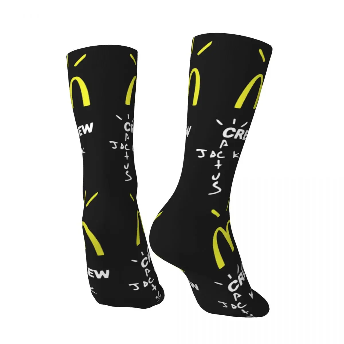 M Pantum-Chaussettes unisexes Hip Hop avec impression 3D, style de rue heureux, elin