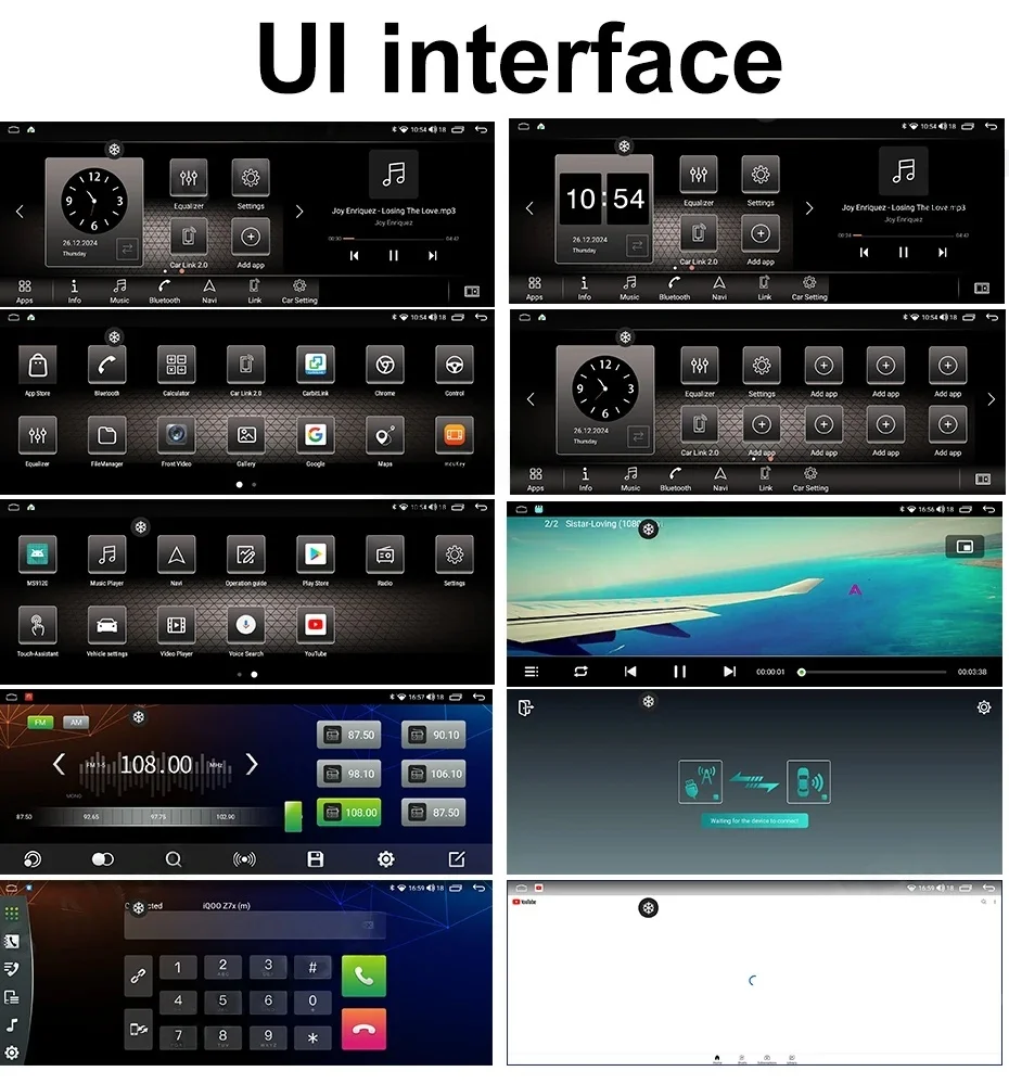 For Nissan Patrol Armada Y62 Infiniti QX80 2011-2022 Android 14 Car Multimedia Video Player Radio GPS Navigation 4G WiFi CarPla