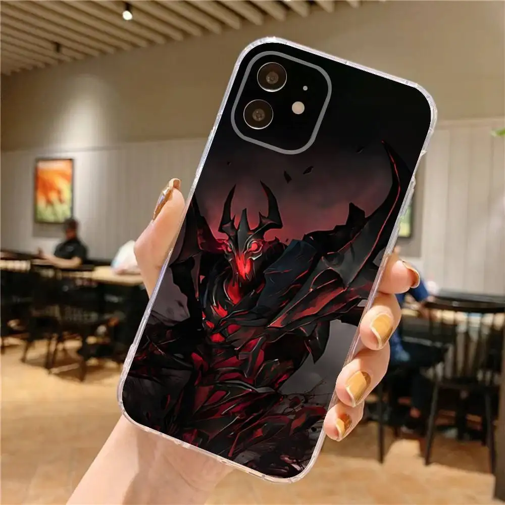 حافظة هاتف Game D-DotaS 2 لهاتف iPhone 17,16,15,14,13,12,11 Pro,Max,Plus,X,XS,XR,SE4,E غطاء ناعم شفاف صغير