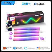 Tuya RGBIC Light Bar LED Smart Wall Light Bluetooth/WIFI APP Music Sync DIY TV Bar Decoration Works With Alexa Google Home