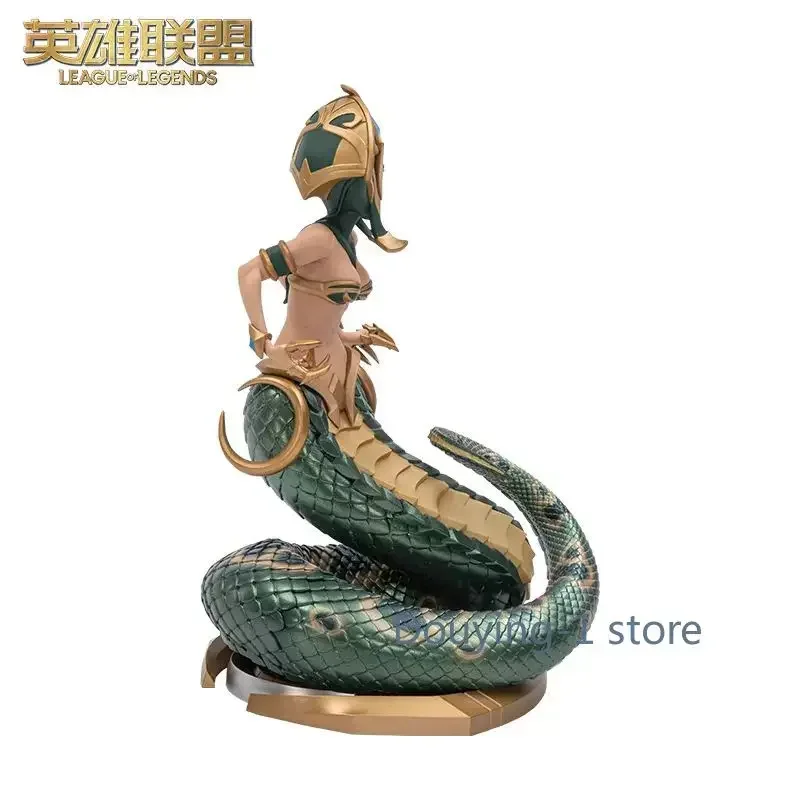 

В наличии League of Legends LOL Seraphine, средняя скульптура, украшение куклы, фигурка змеиной женщины;