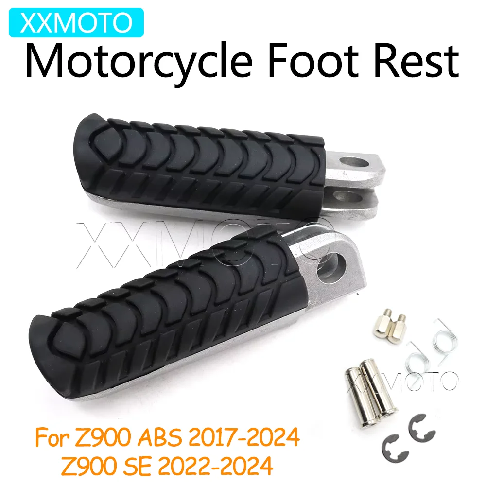 

For kawasaki Z900 Z 900 ABS 2017-2024 Z900 SE Z900SE 2022 2023 2024 Motorcycle Footrest Aluminum Foot Rests Pedal Step Pegs