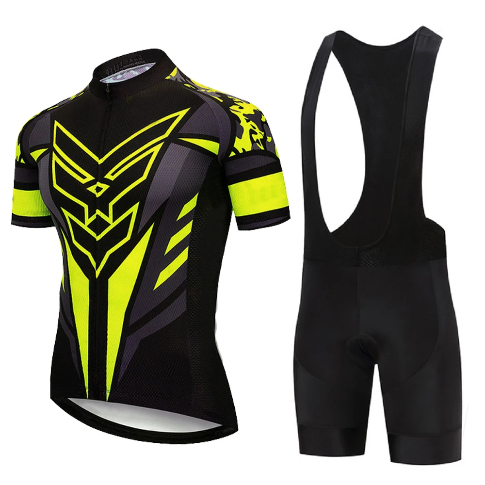 2024 NEW Cycling Jersey Set Summer Short Sleeve Breathable Men\'s MTB Bike Cycling Clothing Maillot Ropa Ciclismo Uniform Suit