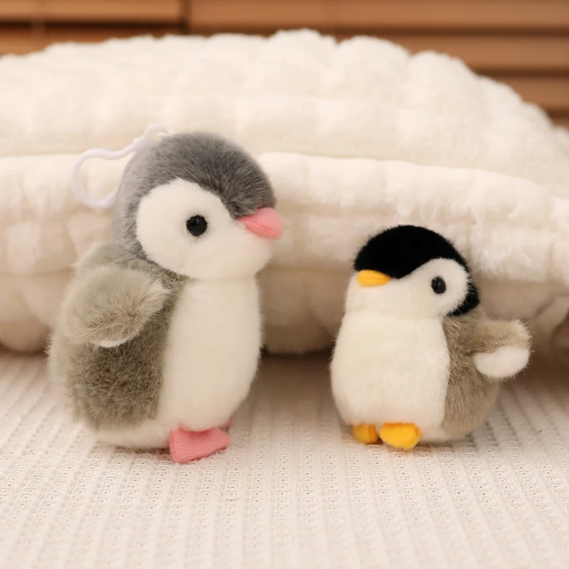 Brinquedo de pelúcia pinguim fofo para crianças Peluches macios, bicho de pelúcia, pingente antártico, adorável, decoração do quarto, presente para bebê, menina