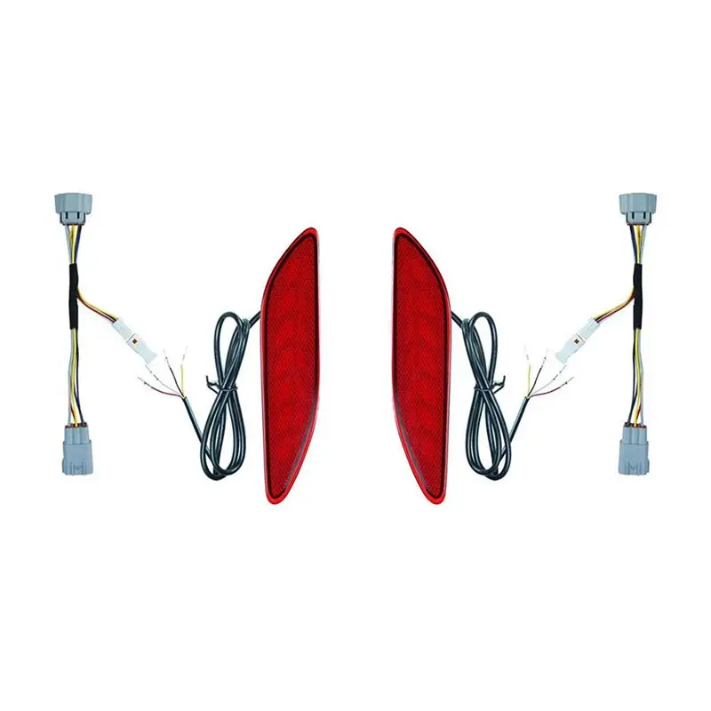 Innovative For Toyota ALPHARD 40 Series 2024+ Car Rear Fog Light Brake Light Reflector Light Dynamic Taillight Rear Bumper