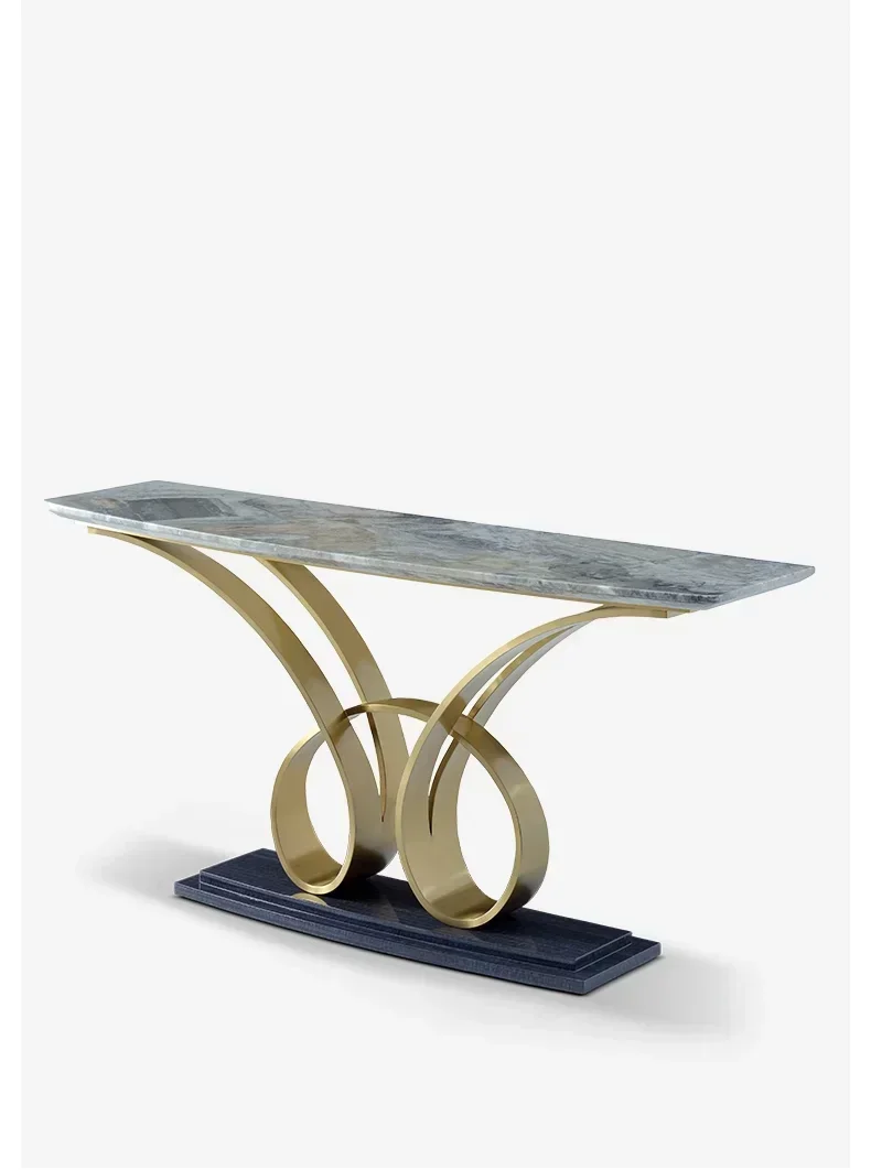 Light luxury imported marble entrance platform
