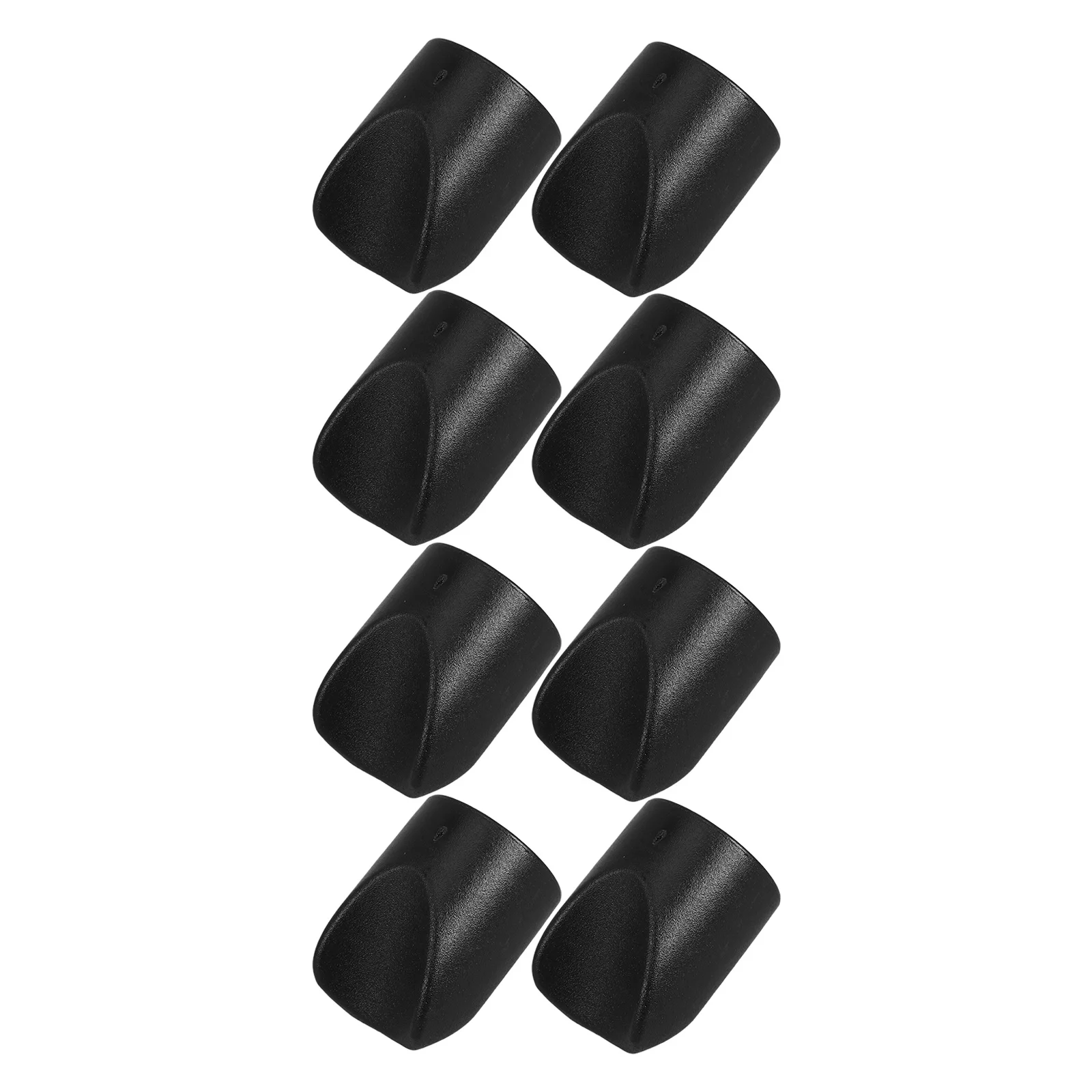 

8Pcs Folding Chair Stability Caps Heavy-Duty Plastic Black End Caps Replacement Parts Outdoor Chair Accessories
