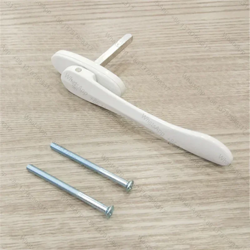 Broken Bridge Aluminum Alloy Casement Window Screen Window Handle Folding Door Sword-Shaped Thin Flat Square Steel Handle