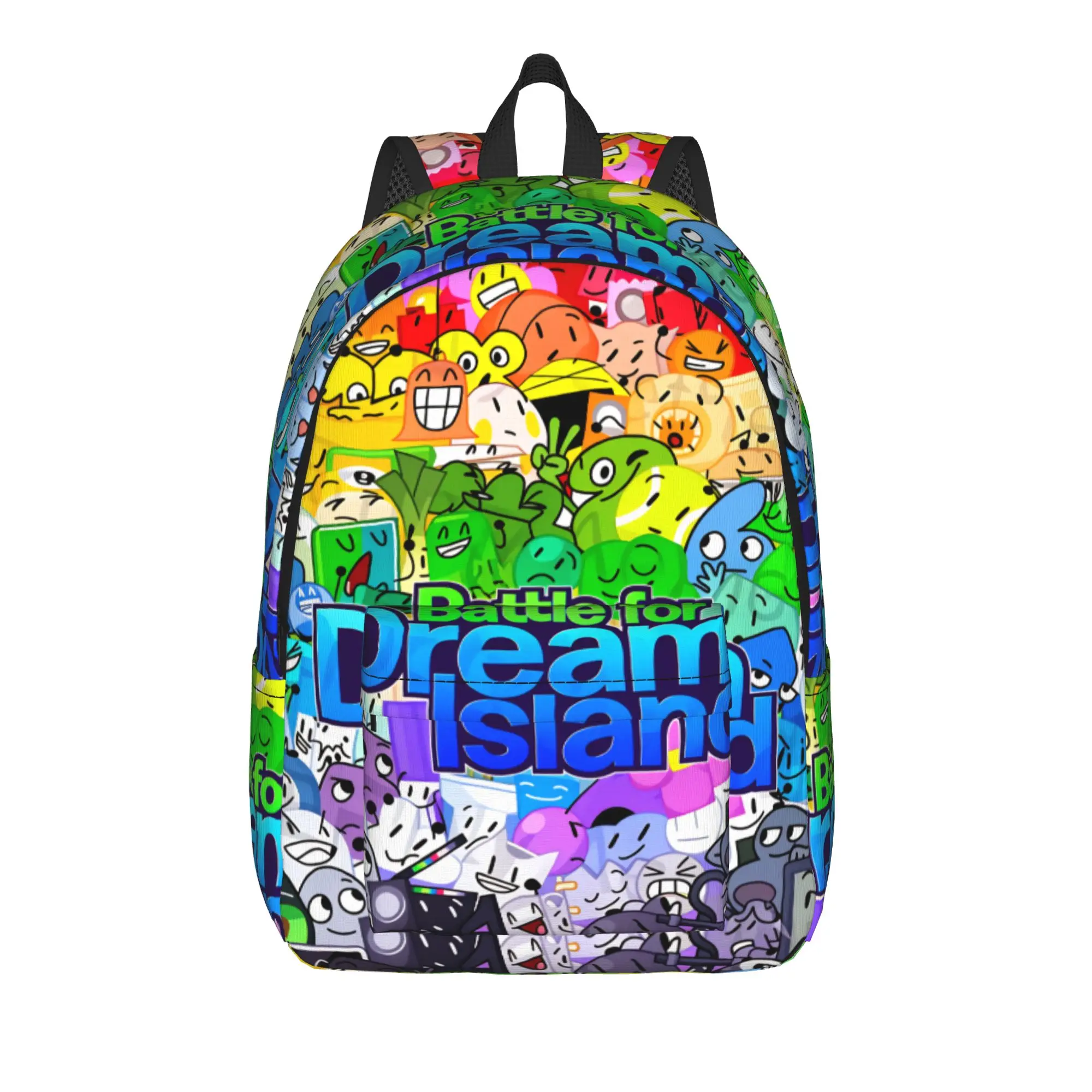 Backpack BFDI Boy Polyester Outdoor Backpacks Pattern Kawaii High School Bags Rucksack