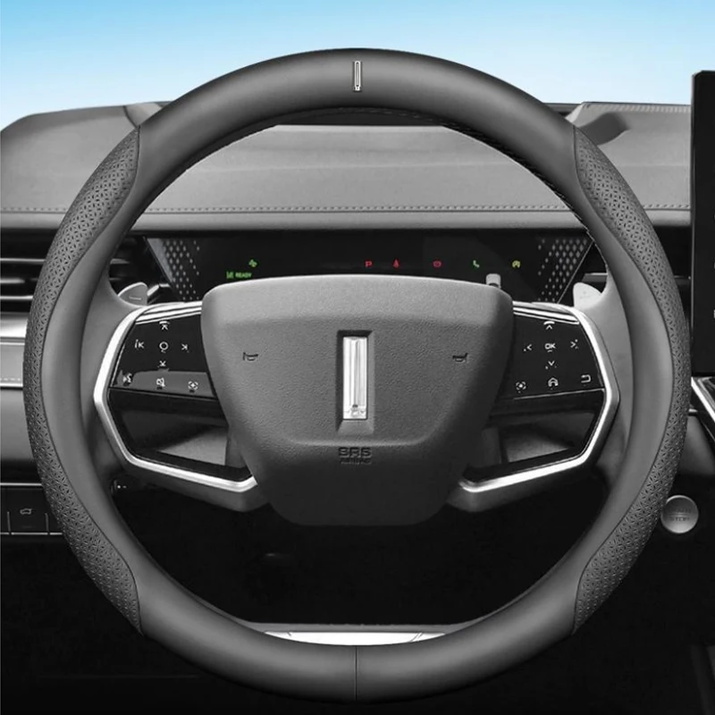 

Leather Car Steering Wheel Cover for WEY 05 08 Coffee 01 2022 2023 2024 2025 2026 Accessories