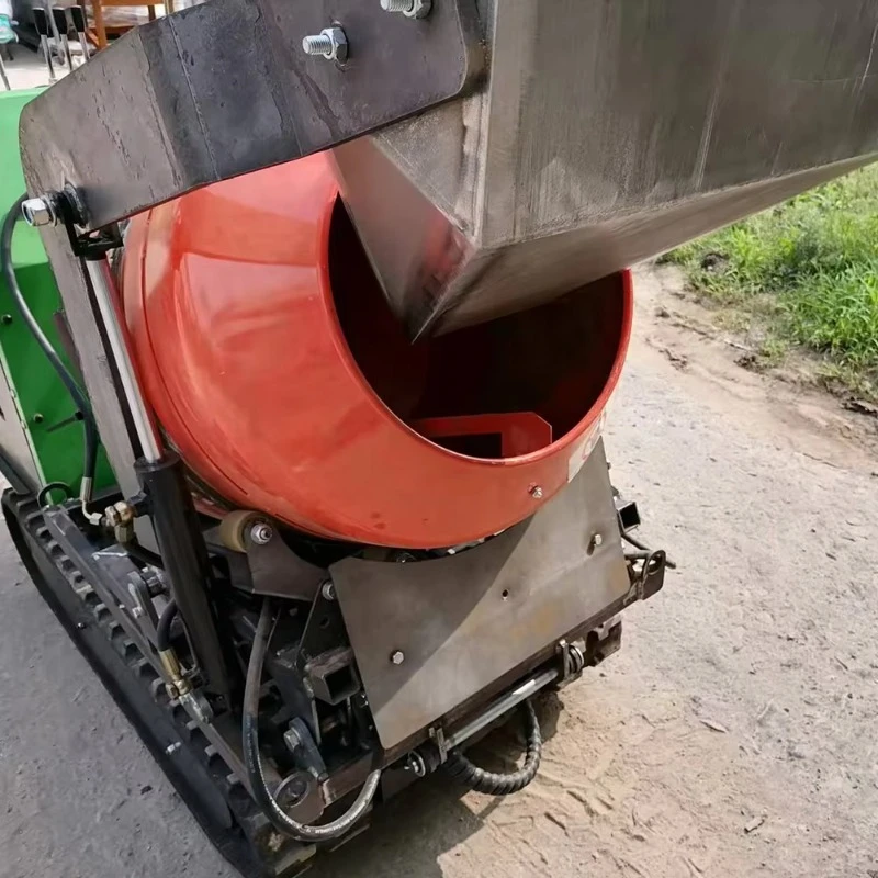 New Mini Concrete Mixer Self-Loading Crawler Cement Mixer 280l High Quality Concrete Mixing Machine Free Shipping