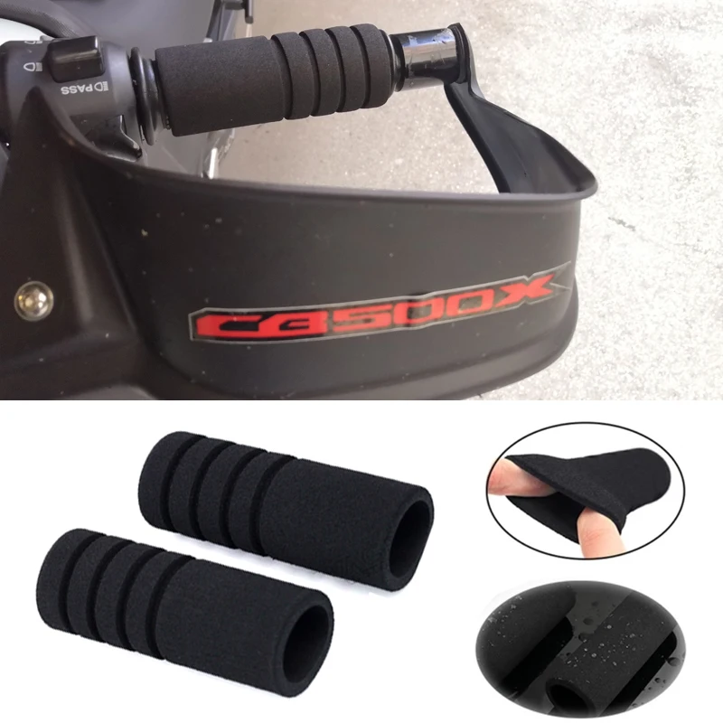 For Honda CB1000R CB650R CBR500R CBR650R CB500X X ADV 750 PCX160 Foam Anti-Slip Handle Grips Cover Protector Motor Accessory