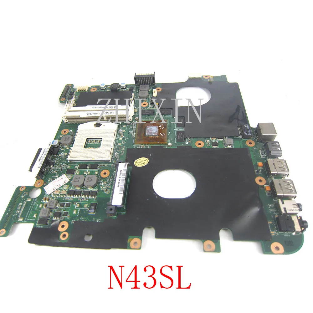 

yourui For ASUS N43S N43SL N43SM Laptop motherboard M2P-GT-A1 1G HM65 Mainboard full test