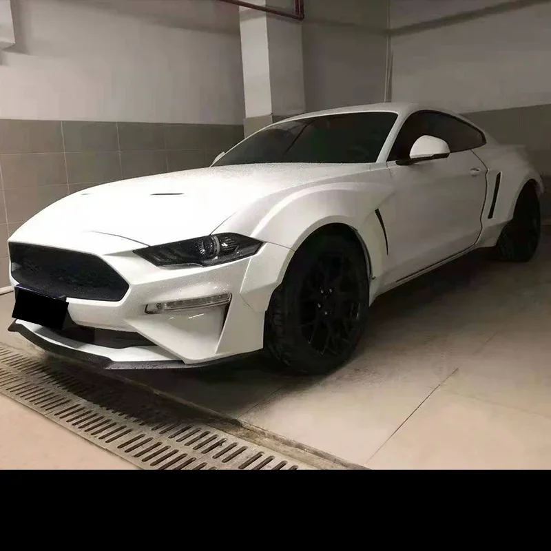 Car Fender Flares Wheel Eyebrow For Ford Mustang 15-23 Modified Widen Wheel Protector Guard Body Kit Car Accessories