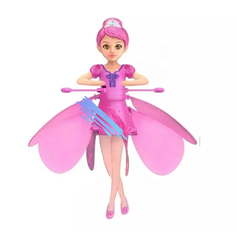 Flying Doll Dancing Simulation Helicopter Gesture Induction Machine Rotating Flying Toy Luminous Children\'s Toy Gift