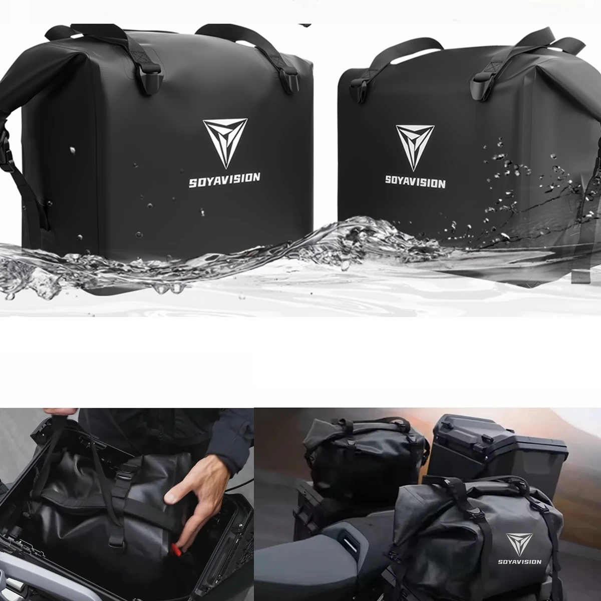 

Для мотоциклов BMW R1300GS Adventure R 1300 GSA GS1300 R1250GS R1200GS ADV: Алюминиевые внутренние сумки-вкладыши для кофров и багажных боксов, 2024 год