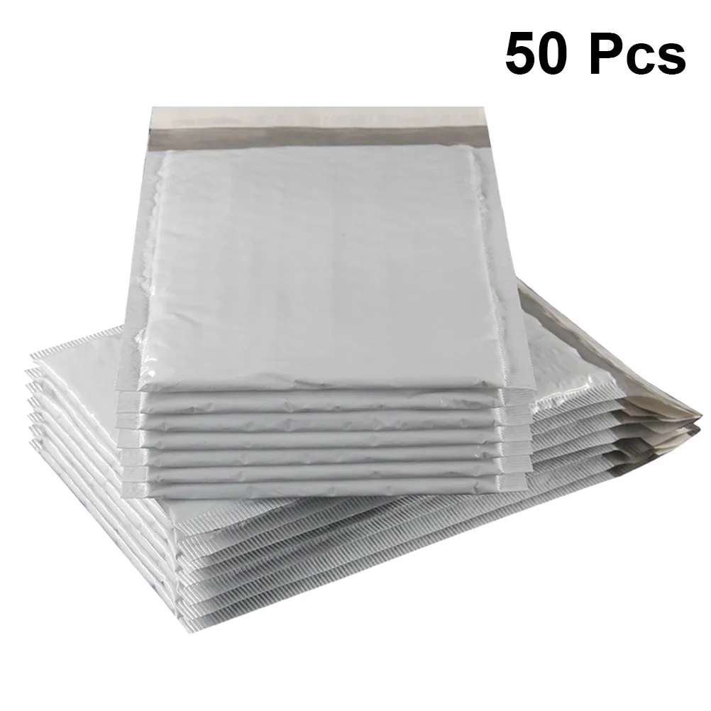

50Pcs Grey Heavy Duty Poly Mailers Shipping Bag with Tear Resistant Material for Online Store Parcel Delivery Postal Bag