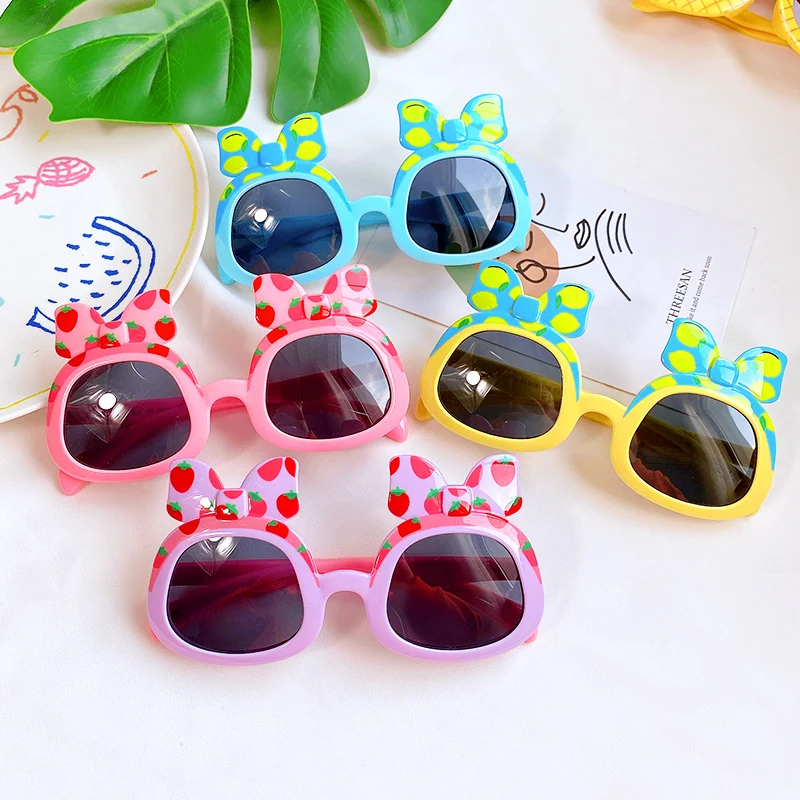 2021 Girl Boys Cute Animal Cartoon Flower Wings Outdoor Sunglasses Children Lovely Vintage Sunglasses Protection Classic Kids