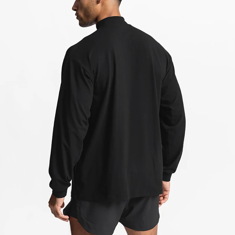 Autumn Fashion Knitted T-shirt Mens Long Sleeve Vertical Stripes Casual Stretch Slim Fitness Clothing Spring Pullovers  clothing